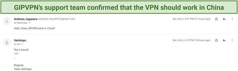 Does GIPVPN Work in China? Yes (Apparently)