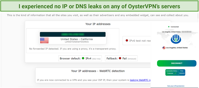 IP, DNS, WebRTC, and IPv6 Leaks